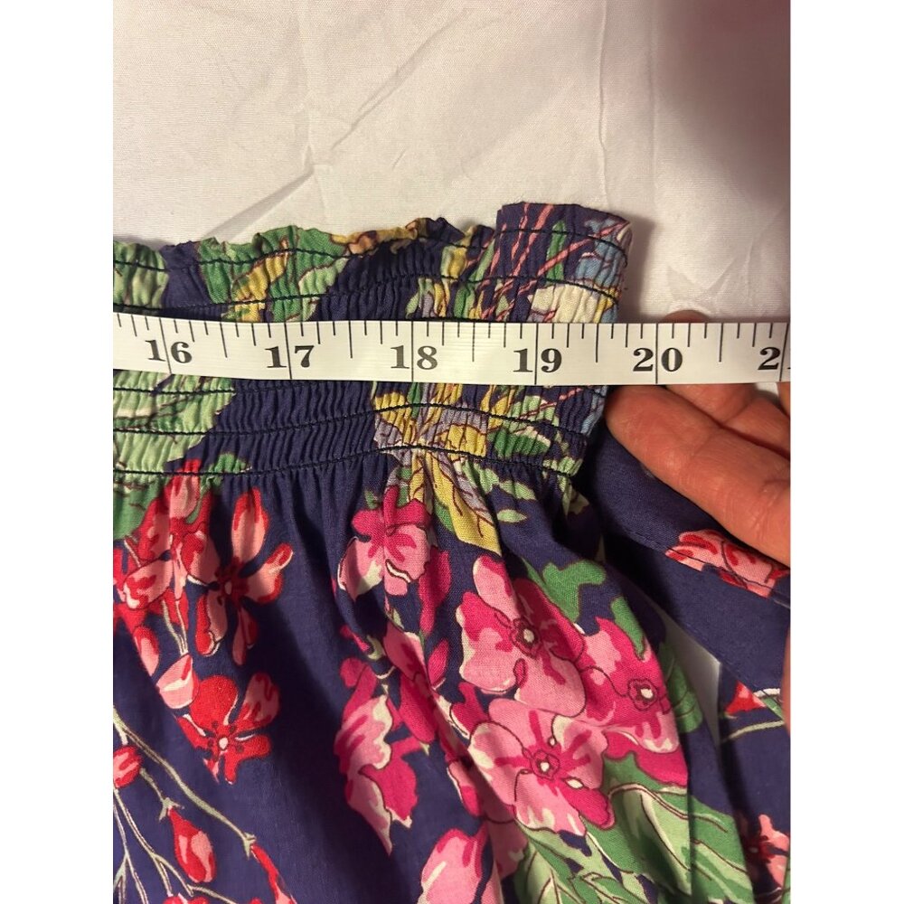 VTG Laura Ashley M Floral Tiered Midi Prairie Skirt Cottage 80s Boho Festival - Picture 11 of 11